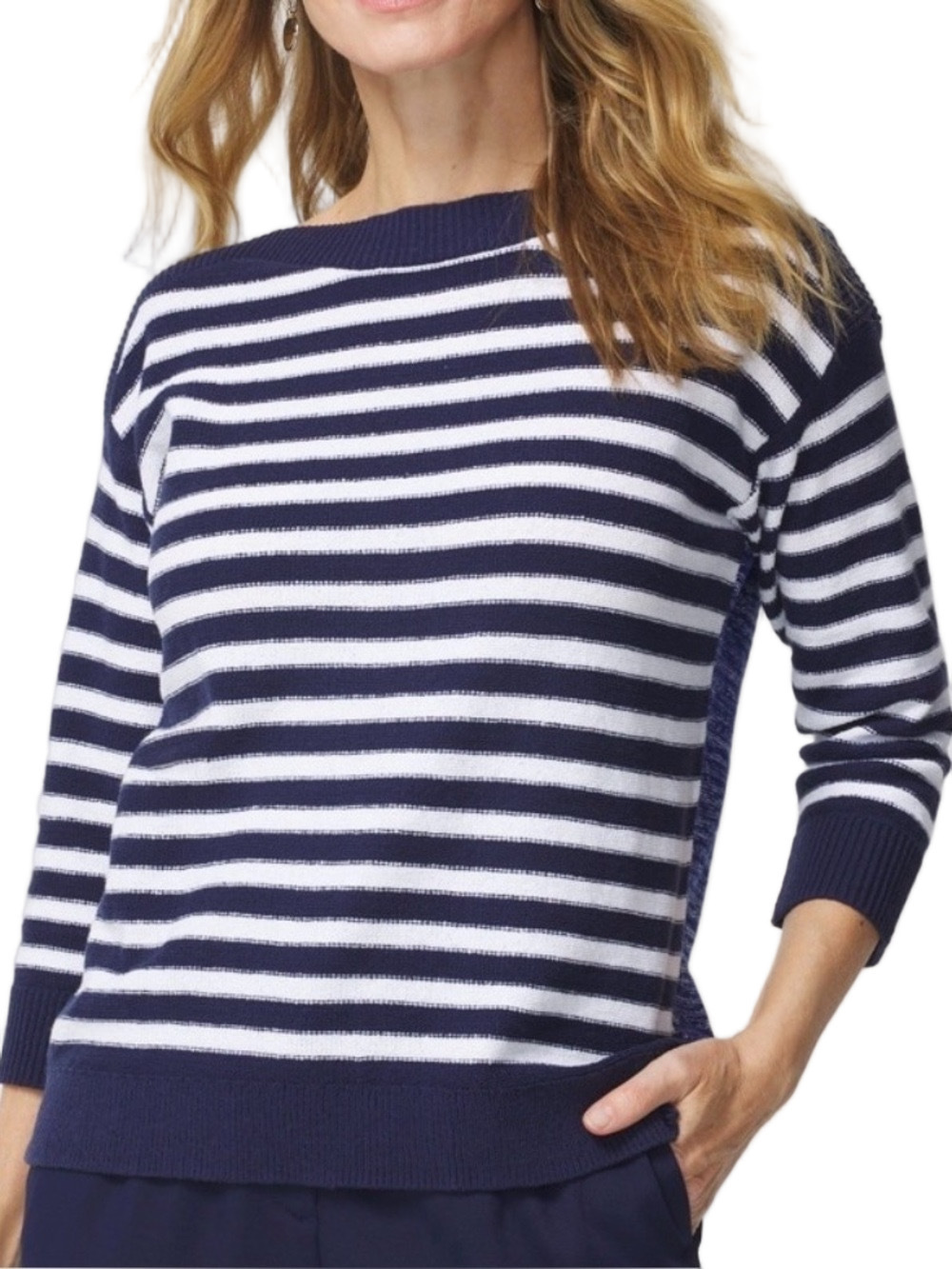 79. NWT WOMENS CHICO’S 4/XXL DETAIL SWEATER